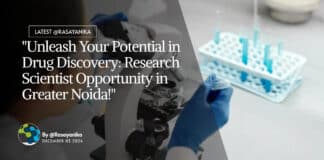 "Unleash Your Potential in Drug Discovery: Research Scientist Opportunity in Greater Noida!"