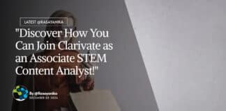 Clarivate Associate STEM Content Analyst Role - Pharma Apply Online