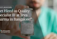 Pharma Quality Specialist Role at Teva Pharma - Apply Now