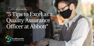 Quality Assurance Officer at Abbott - BSc & MSc Chemistry Apply Online