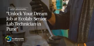 "Unlock Your Dream Job at Ecolab: Senior Lab Technician in Pune"