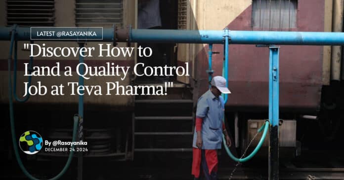 "Discover How to Land a Quality Control Job at Teva Pharma!"