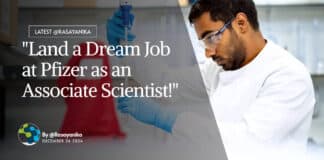 Pfizer Associate Scientist For Pharma - Apply Online
