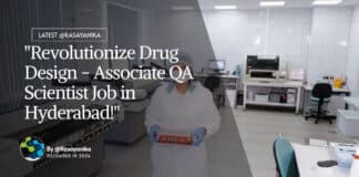 Schrödinger Associate QA Scientist Job - Freshers MSc Chemistry Apply Online
