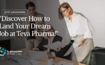 Teva Pharma R&D Analyst Job Opening For MSc Chemistry, Apply Online "Discover How to Land Your Dream Job at Teva Pharma!"