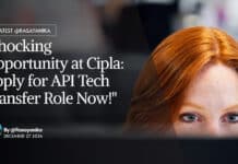 "Shocking Opportunity at Cipla: Apply for API Tech Transfer Role Now!"