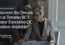 "Discover the Dream Job at Terumo BCT: Senior Executive QC Position Available!"