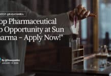 "Top Pharmaceutical Job Opportunity at Sun Pharma - Apply Now!"