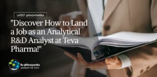 "Discover How to Land a Job as an Analytical R&D Analyst at Teva Pharma!"