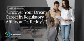 "Uncover Your Dream Career in Regulatory Affairs at Dr. Reddy's!"