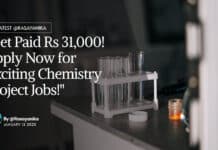 CSIR-CSMCRI Chemistry Project Vacancy - Apply Now
