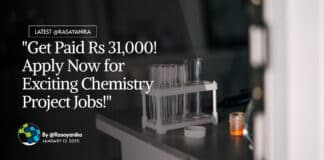 CSIR-CSMCRI Chemistry Project Vacancy - Apply Now