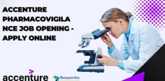 Accenture Pharmacovigilance Job Opening