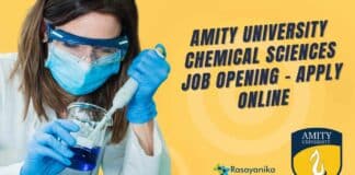 Amity University Chemical Sciences Job