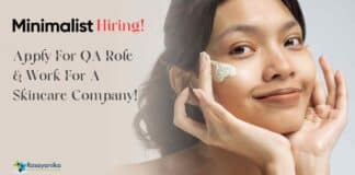 Minimalist Hiring QA Executive