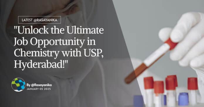 USP Chemistry & Pharma Jobs - Apply Online