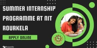 Summer Internship Programme at NIT Rourkela