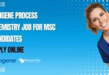 Syngene Process Chemistry Job