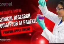 Remote/WFH Clinical Research Associate Job at Parexel