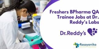 Freshers BPharma QA Trainee Jobs