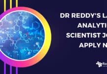 Dr Reddy's Labs Analytical Scientist