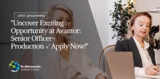 Avantor Production Officer Job For Chemistry & Chemical Engg, Apply Online