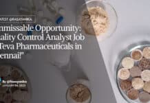 "Unmissable Opportunity: Quality Control Analyst Job at Teva Pharmaceuticals in Chennai!"
