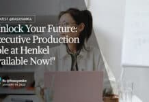 "Unlock Your Future: Executive Production Role at Henkel Available Now!"