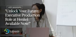 "Unlock Your Future: Executive Production Role at Henkel Available Now!"