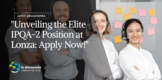 "Unveiling the Elite IPQA-2 Position at Lonza: Apply Now!"