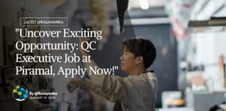 Piramal QC Executive Job - Apply Online