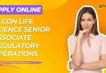 Alcon Pharma Senior Associate Regulatory Operations