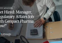 "Get Hired: Manager, Regulatory Affairs Job with Genpact Pharma Now!"