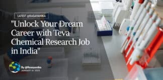 "Unlock Your Dream Career with Teva Chemical Research Job in India"