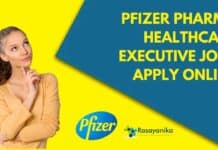 Pfizer Pharma Healthcare Executive Job
