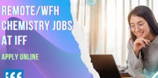 Remote/WFH Chemistry Jobs at IFF