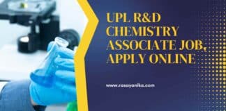 UPL R&D Chemistry Associate Job, Apply Online