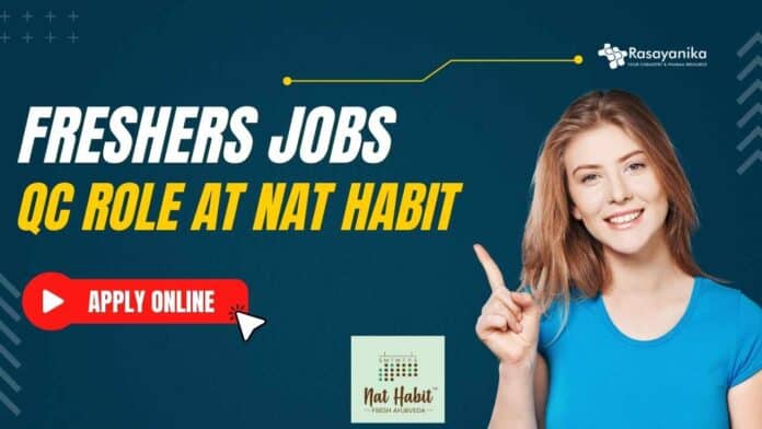 Freshers QC Chemistry Jobs
