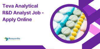 Teva Analytical R&D Analyst Job