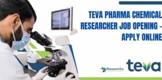 Teva Pharma Chemical Researcher Job