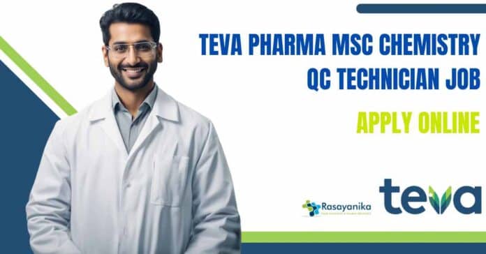 Teva Pharma Chemistry QC Technician