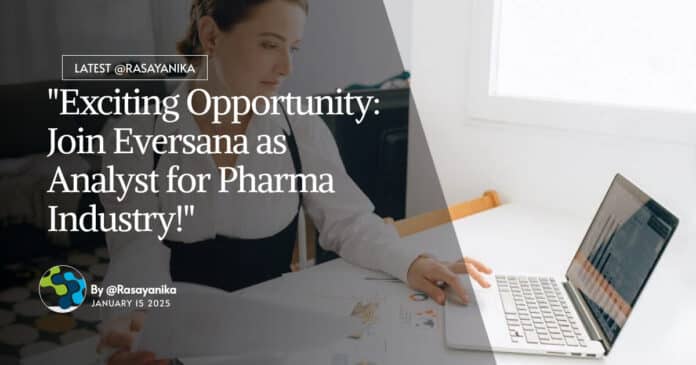 Eversana Analyst Role For Pharma, Apply Online