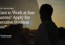 "Want to Work at Sun Pharma? Apply for Executive Position Now!"