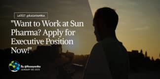 "Want to Work at Sun Pharma? Apply for Executive Position Now!"