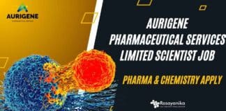 Aurigene Pharmaceutical Scientist Job