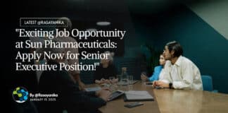 BPharma Job Opening at Sun Pharmaceuticals, Apply Online