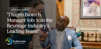 Diageo Chemical Engineering Manager Job! Apply Online