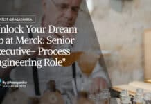 Merck Senior Executive Process Engineering Role - Apply Online