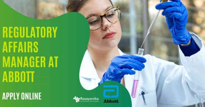 Regulatory Affairs Manager at Abbott
