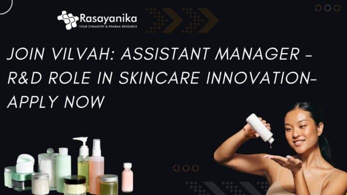 Latest Job for Chemistry at Vilvah